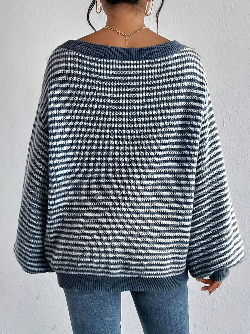 Athena - Pull tricoté à épaules tombantes