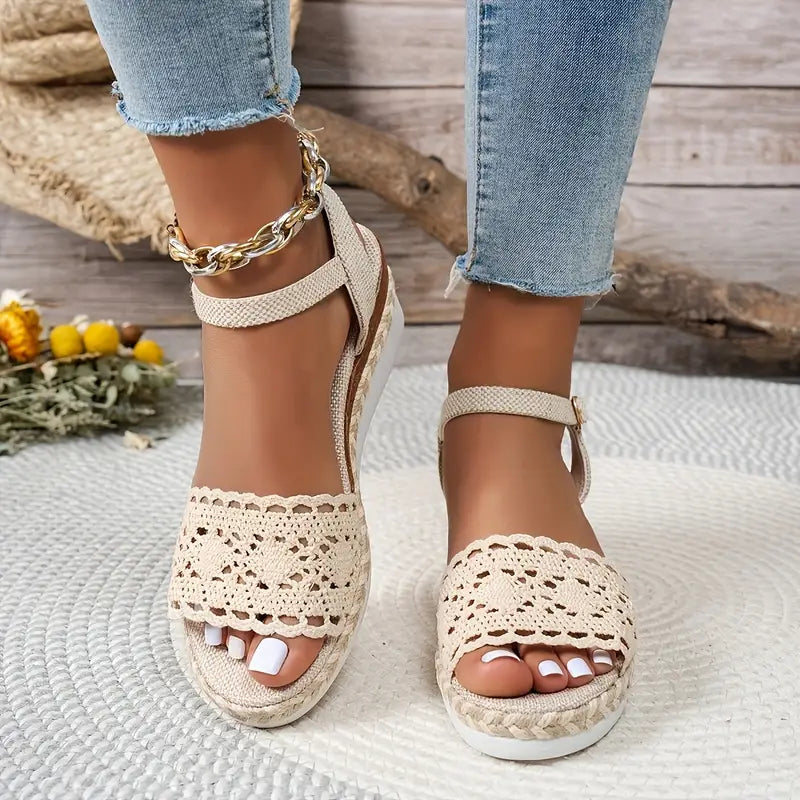 Sabrina - Sandales compensées orthopédiques confortables