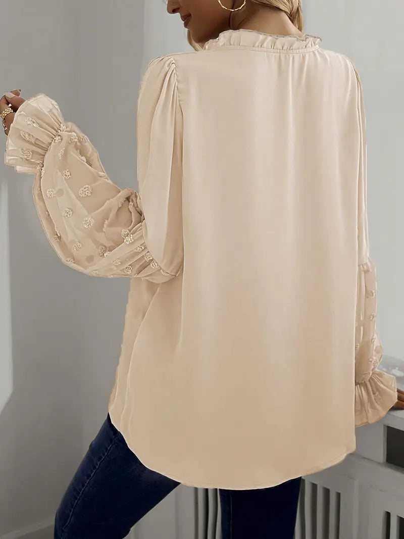 Janey - Chemisier élégant à col en V