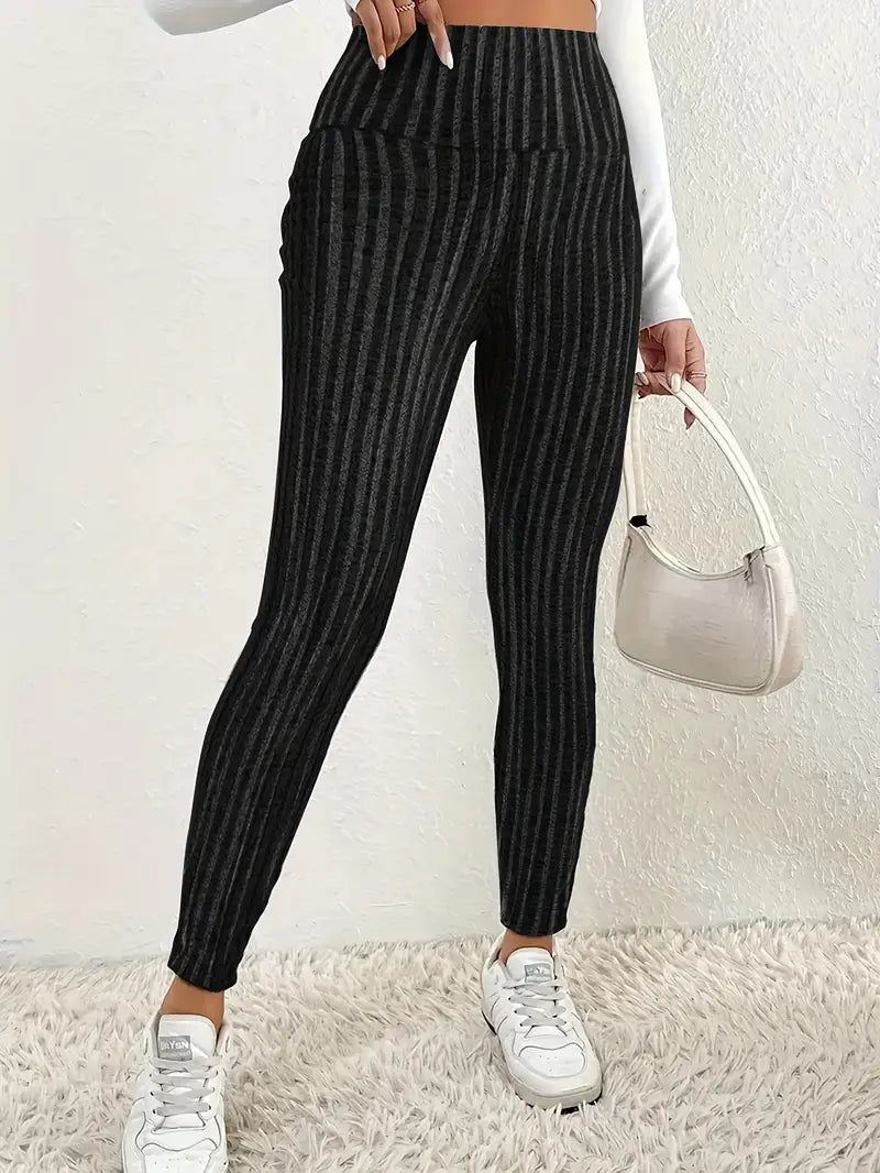 Celia - Leggings taille haute élégants doublés de polaire pour femmes