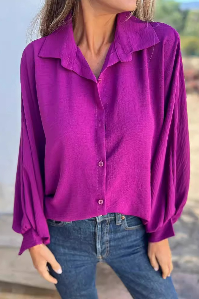 Leandra - Élégante blouse décontractée à manches longues
