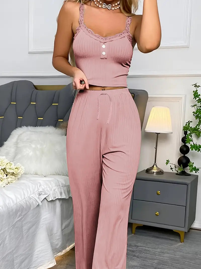 Imma - Ensemble de nuit en dentelle pour femme