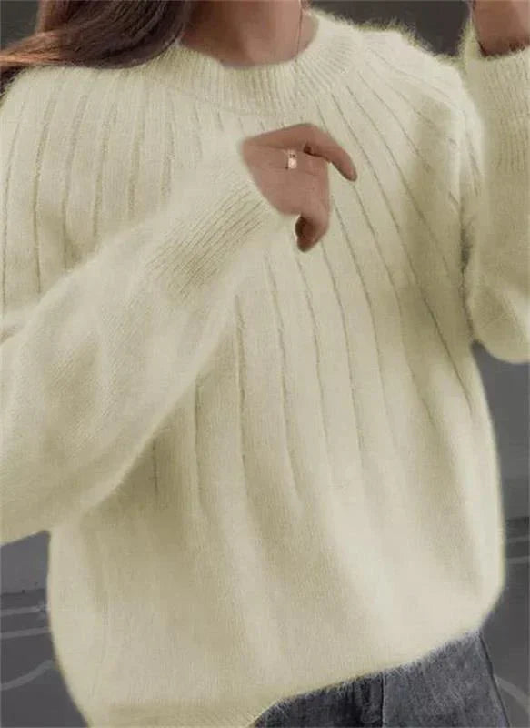 Ania - Pull en tricot de cachemire moelleux