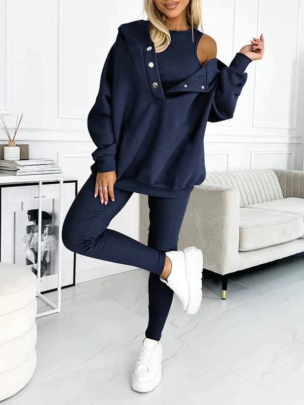 Sara - Ensemble décontracté et confortable avec sweat à capuche