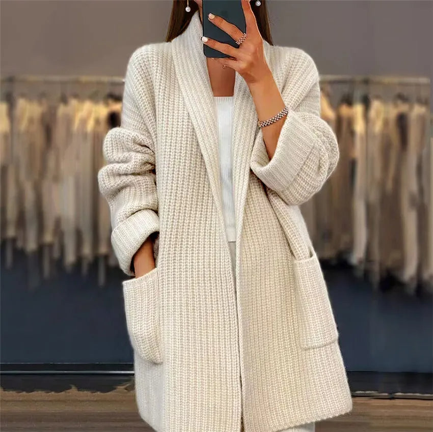 Manteau en tricot doux - Carmen