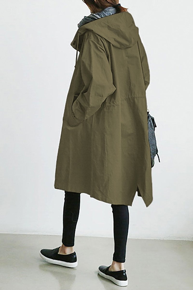 BelleRue - Trench imperméable à capuche