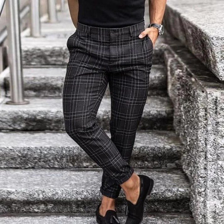 Lucas – pantalon à carreaux tendance pour homme