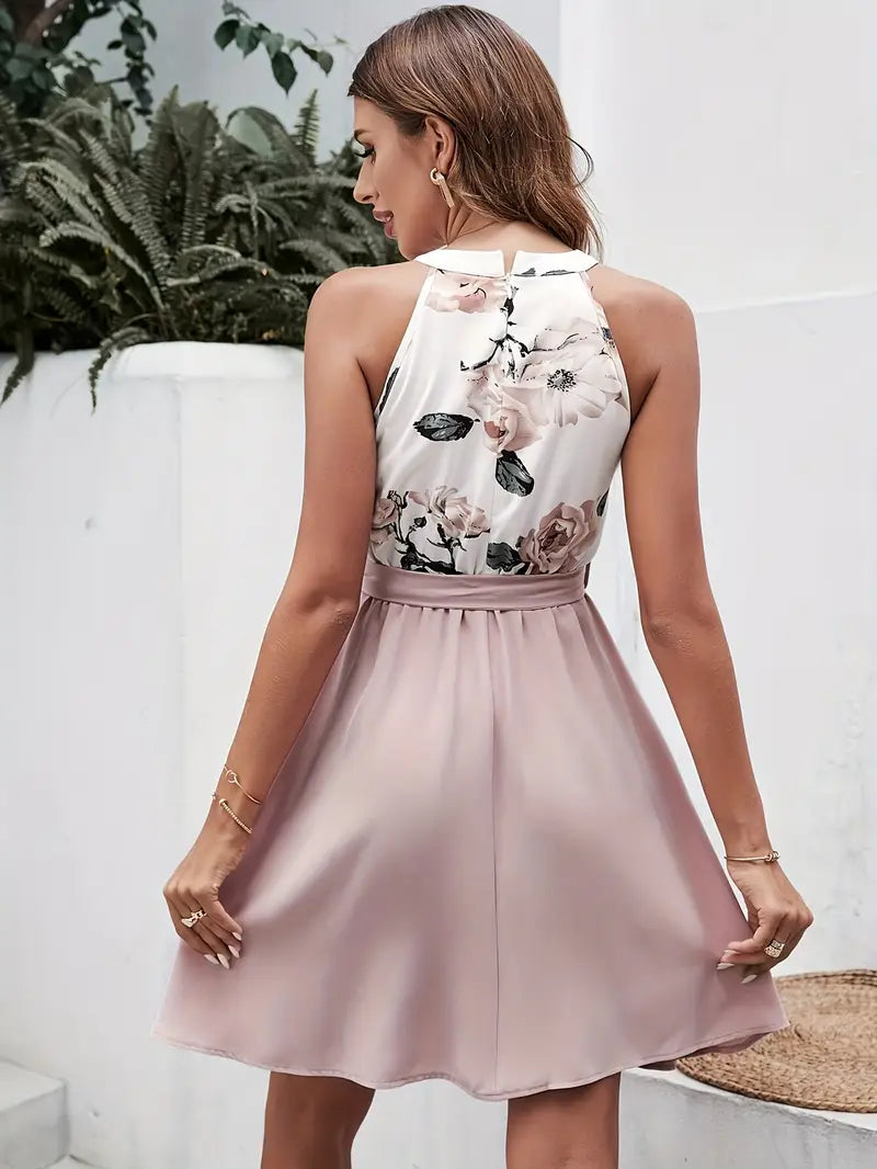 Lettice - Robe plissée à imprimé floral