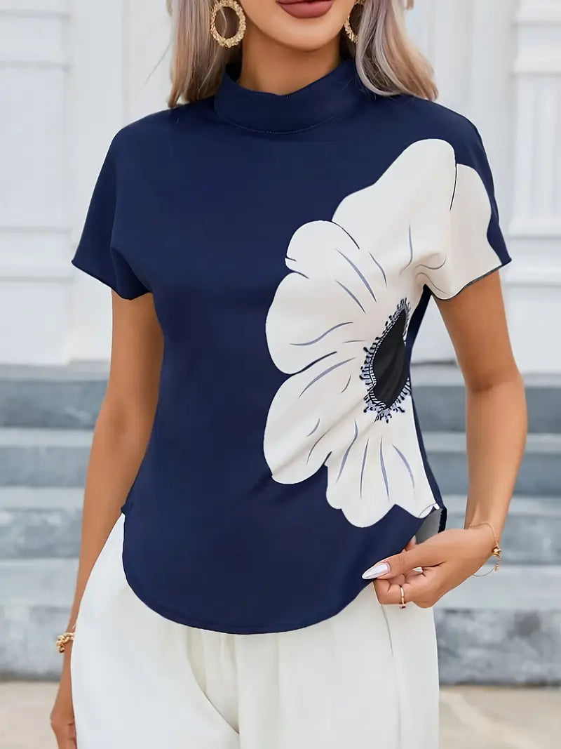Ingrid - Chemisier élégant à imprimé floral pour femme