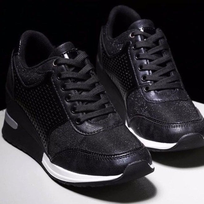 Amelia - Baskets orthopédiques à talons hauts avec talon compensé