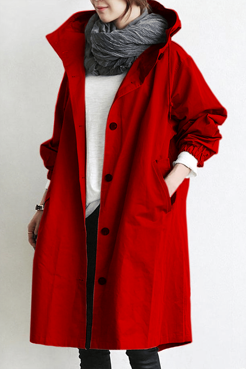 BelleRue - Trench imperméable à capuche