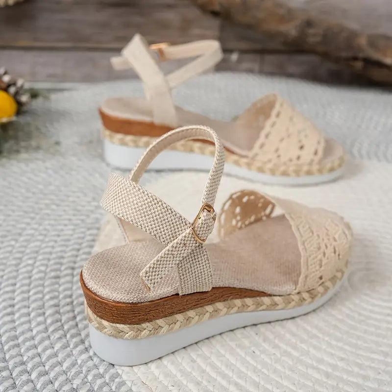 Sabrina - Sandales compensées orthopédiques confortables