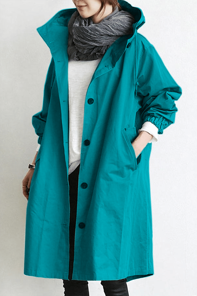 BelleRue - Trench imperméable à capuche