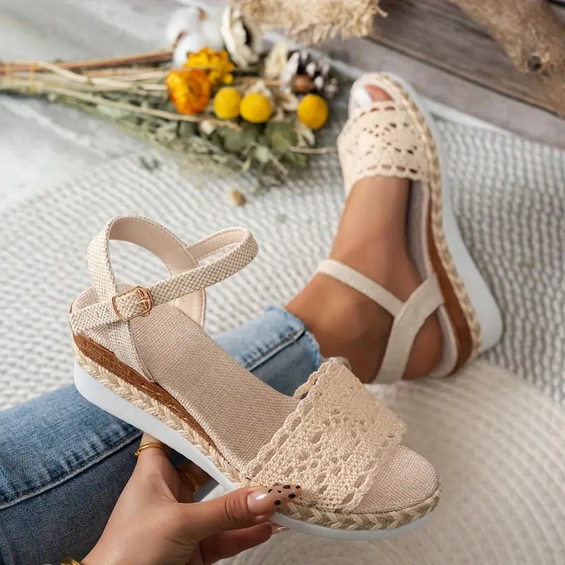 Sabrina - Sandales compensées orthopédiques confortables