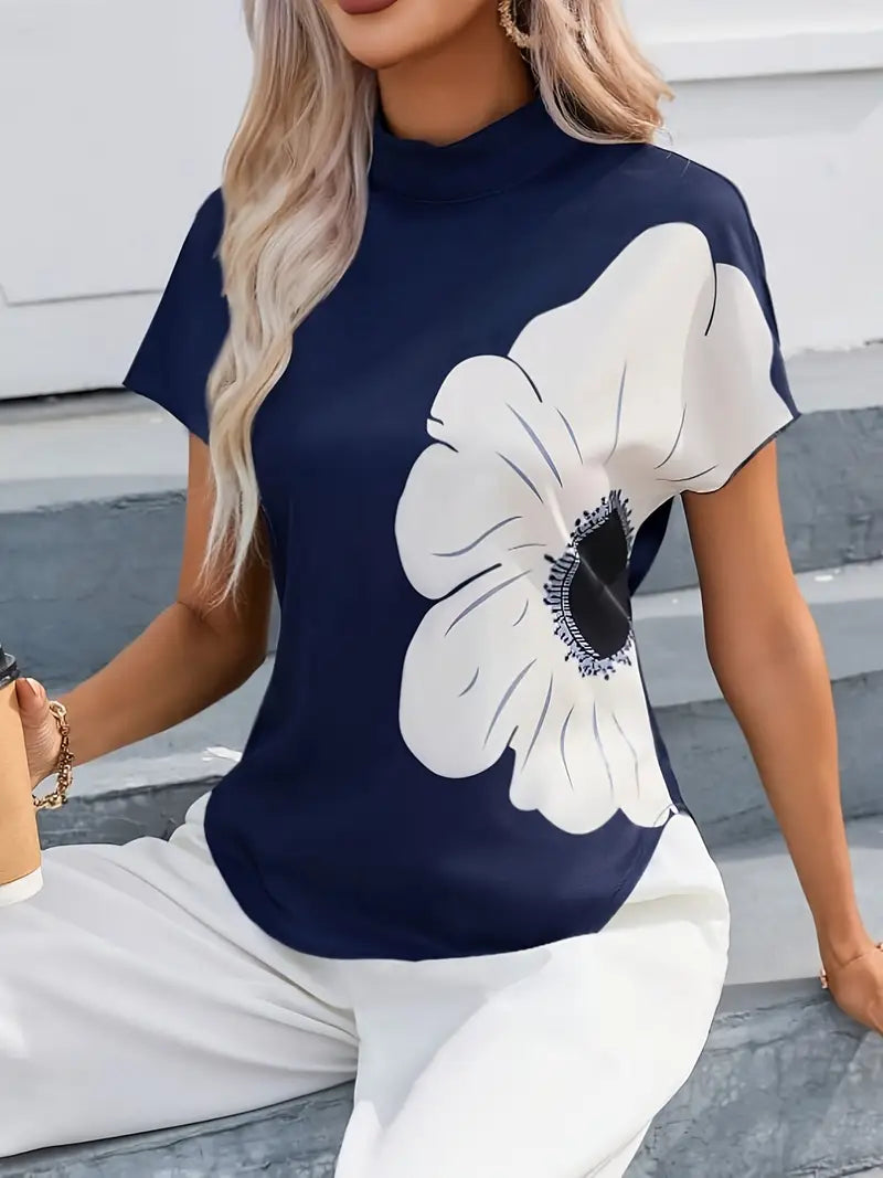 Ingrid - Chemisier élégant à imprimé floral pour femme