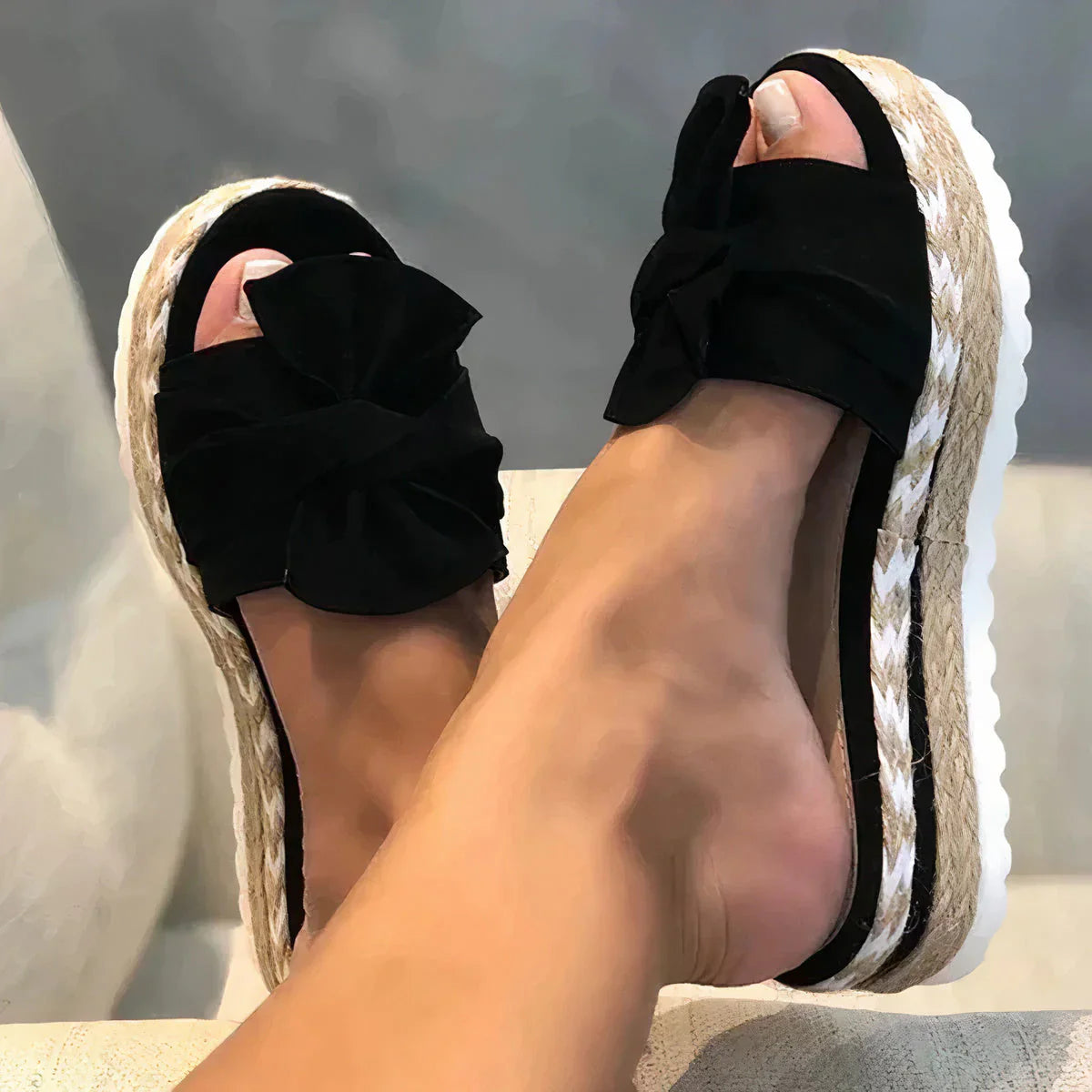 Sarah - Sandales à plateforme espadrilles pour femmes