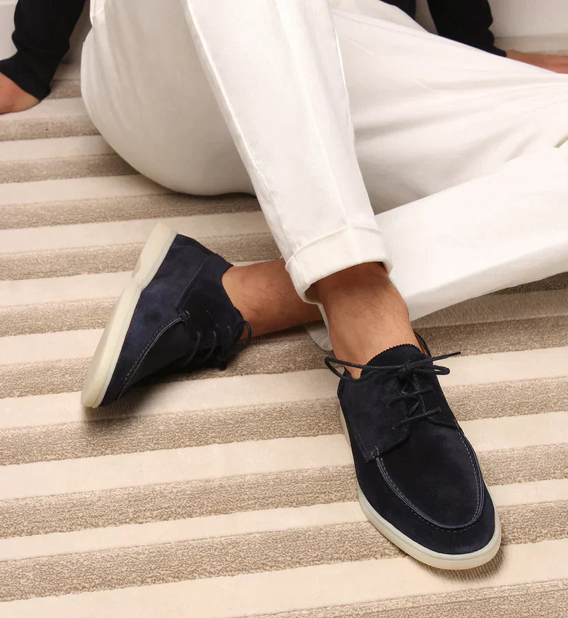 George - Mocassins à lacets en cuir de luxe pour hommes