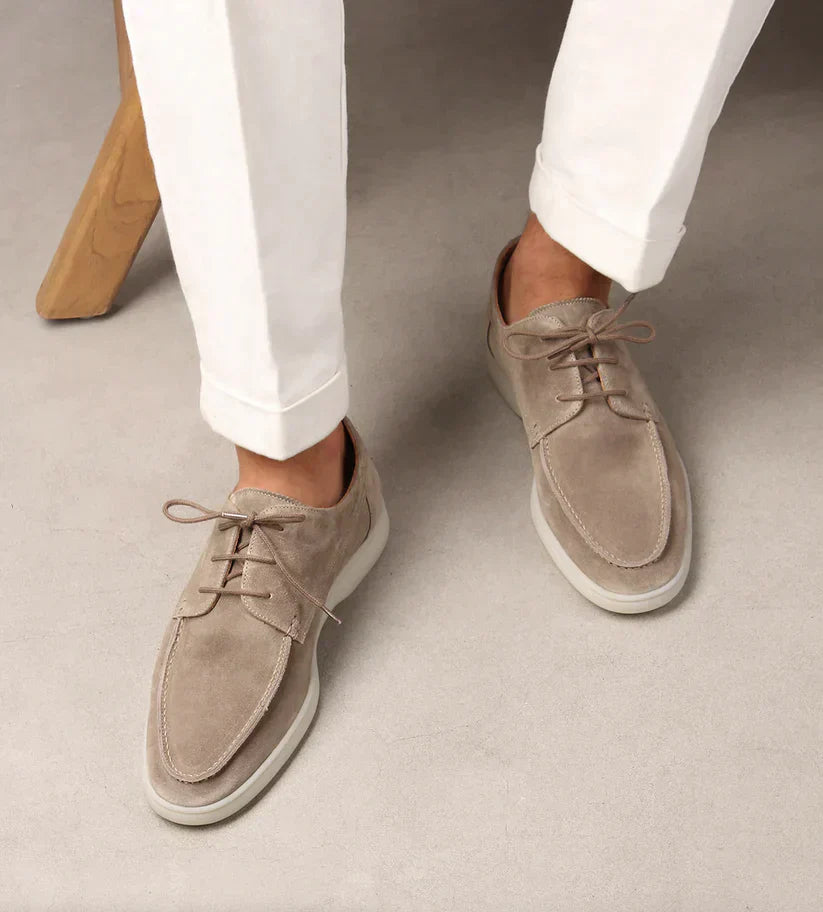 George - Mocassins à lacets en cuir de luxe pour hommes