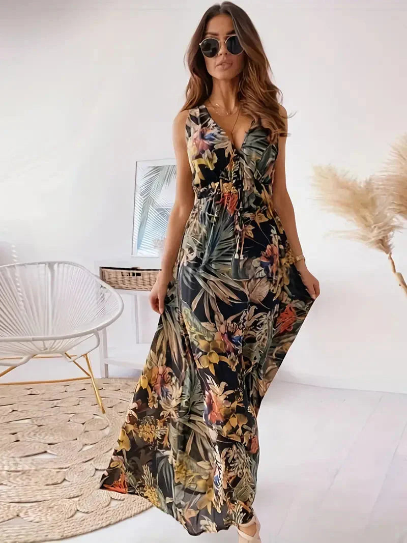 Brenda - Robe longue boho élégante