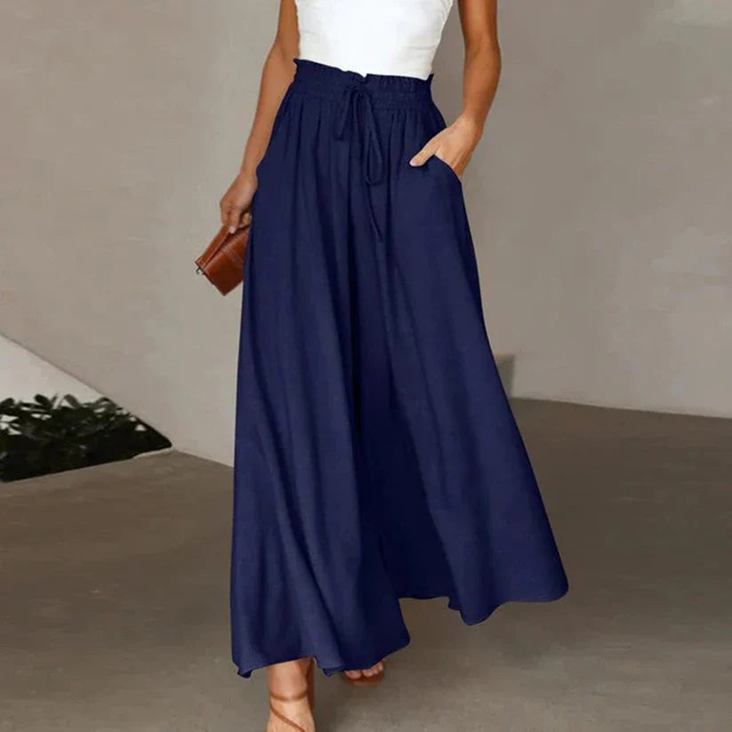 Mildred - Jupe longue taille haute pour femme