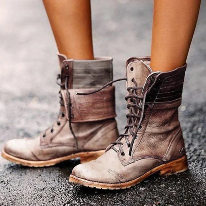 Elena - Des bottes en cuir élégantes