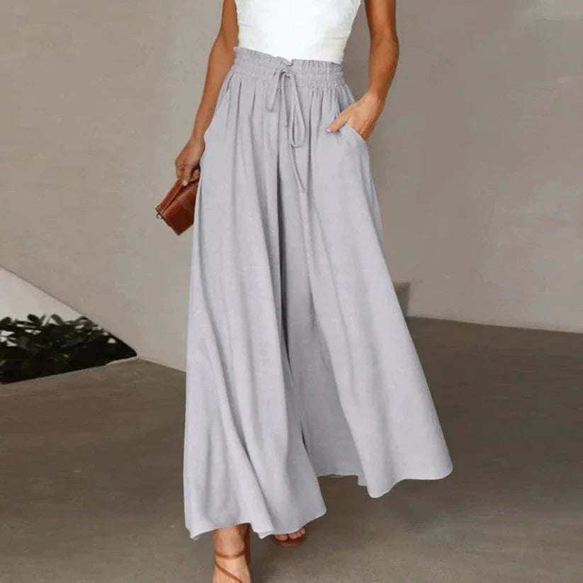 Mildred - Jupe longue taille haute pour femme