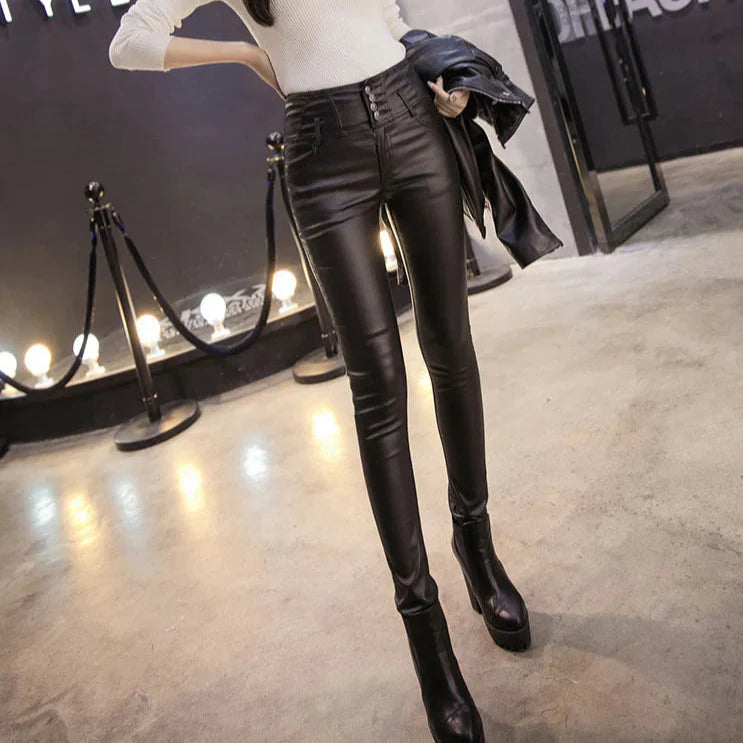 Meredith - Pantalons en cuir pour femmes