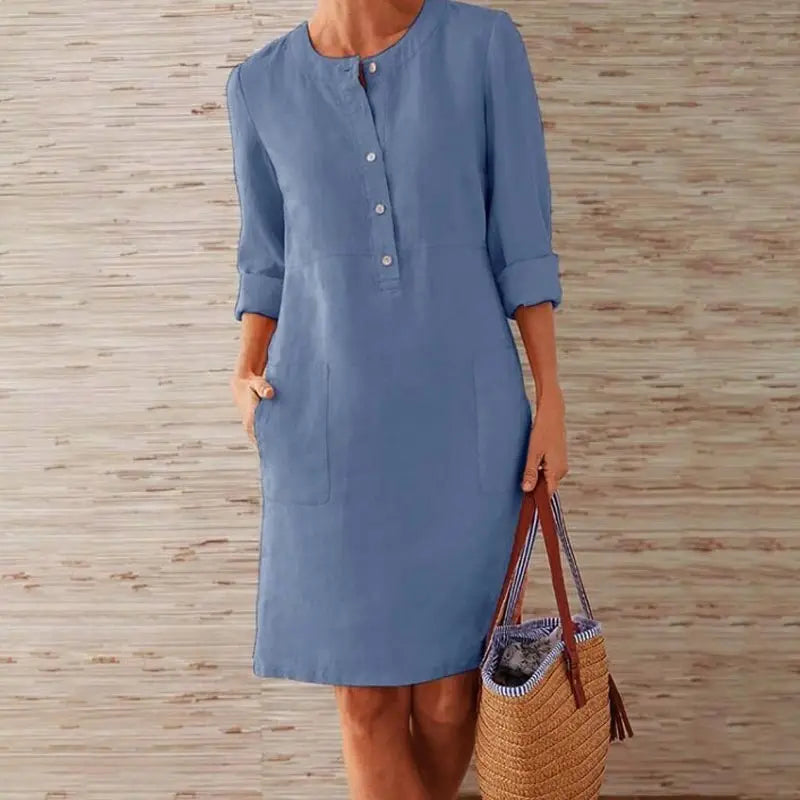 Robes en coton et lin sale