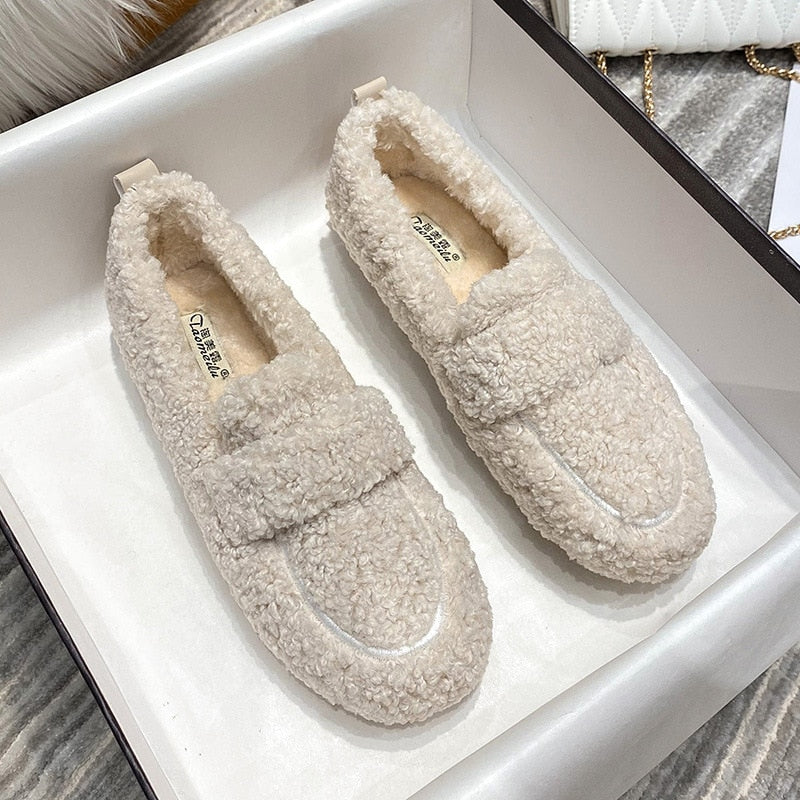 Azida - Chaussures pantoufles en peluche