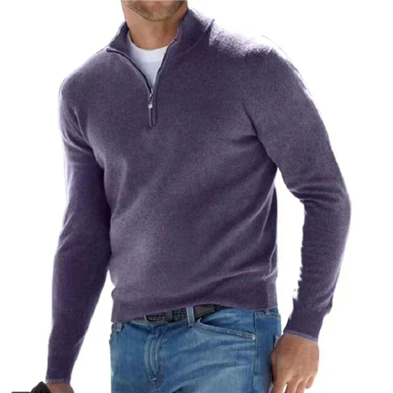 Ralf polo - pull zippé élégant pour homme