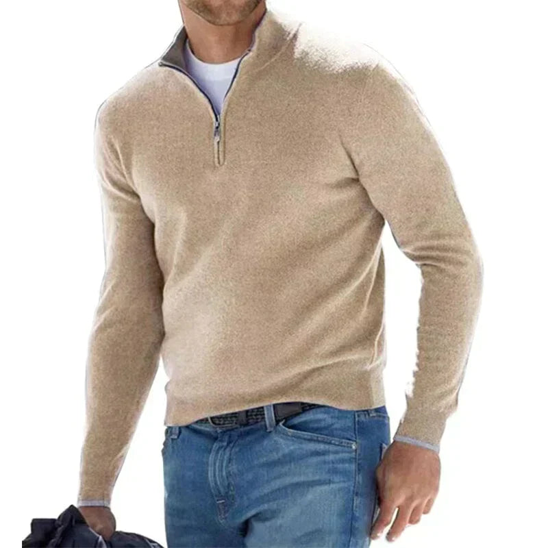 Ralf polo - pull zippé élégant pour homme