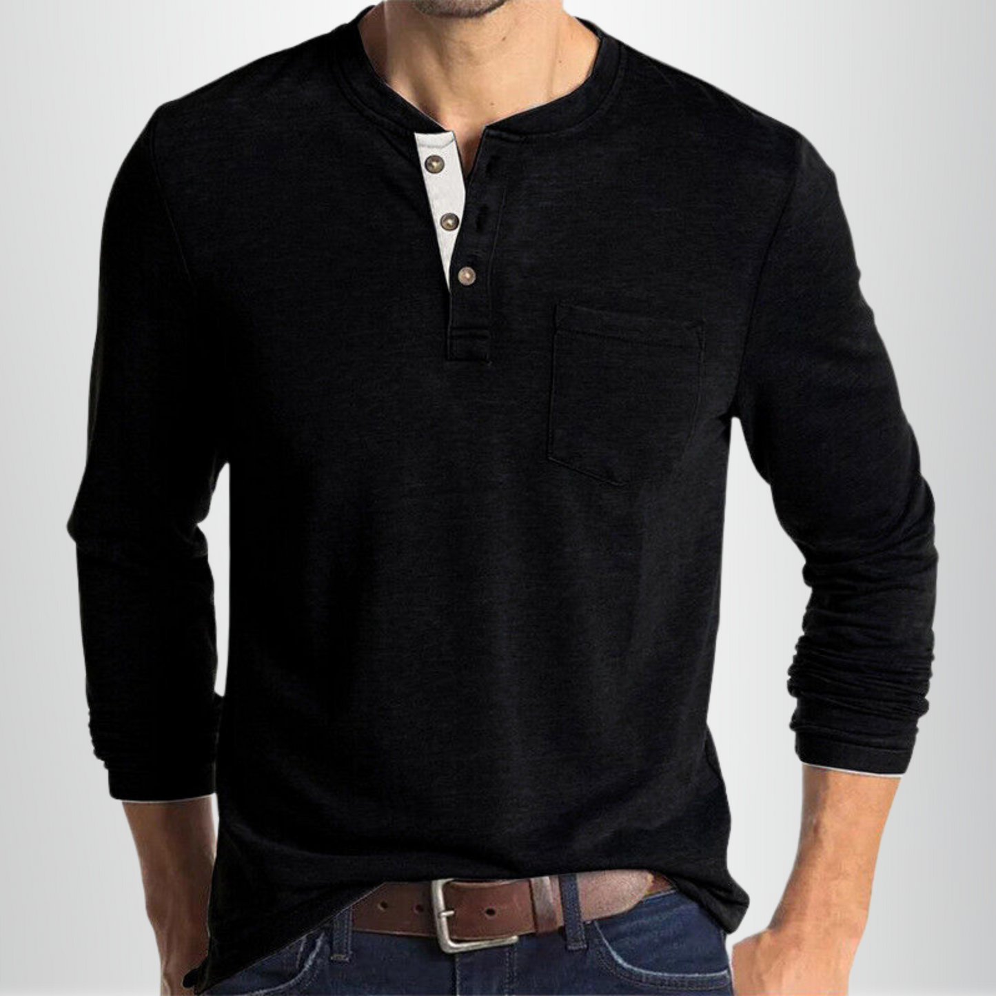 Charles - T-shirt à manches longues pour homme