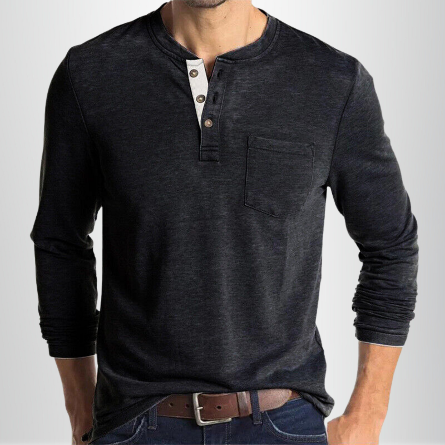 Charles - T-shirt à manches longues pour homme
