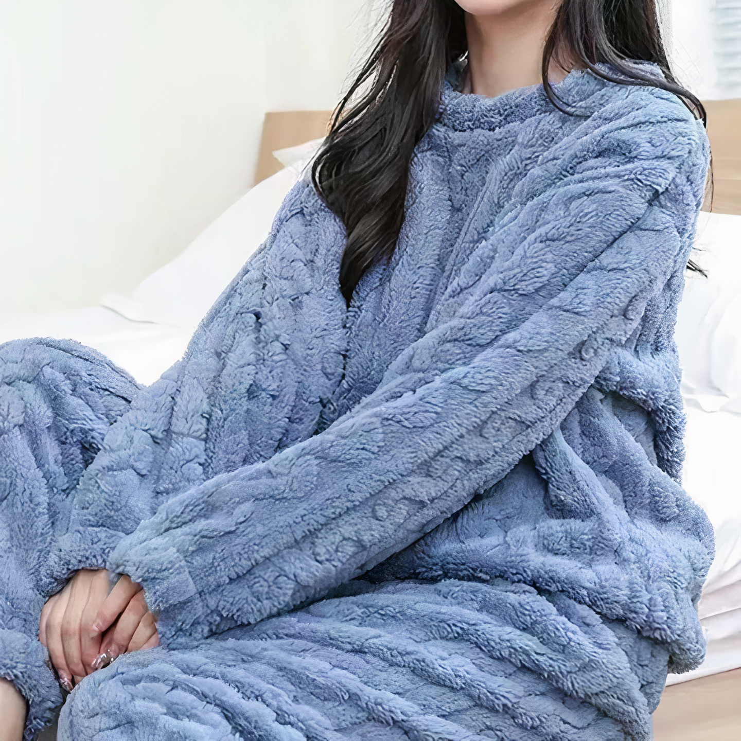 Pyjama en velours épais - Sylvia