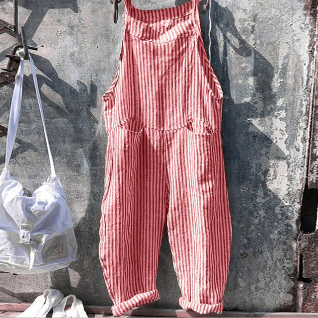 Philomena - Combinaison ample à rayures au look vintage