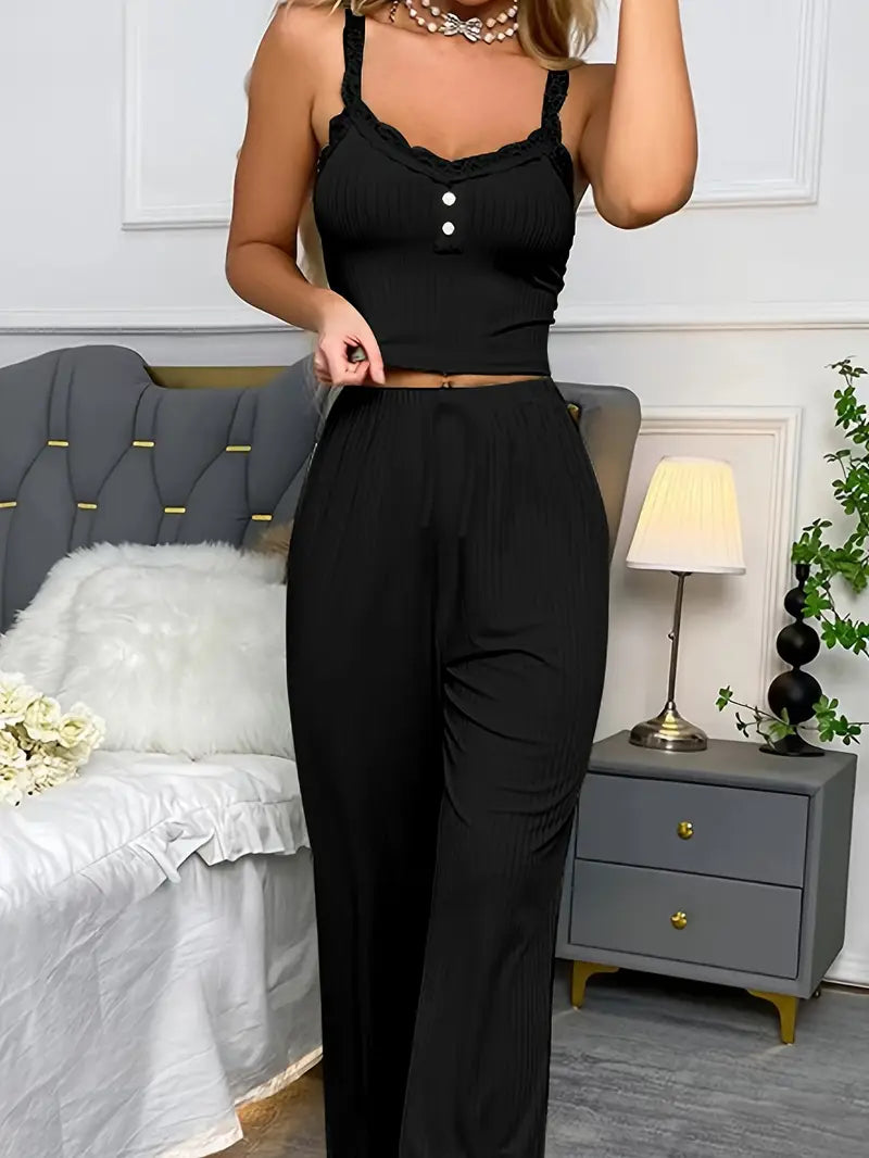 Imma - Ensemble de nuit en dentelle pour femme