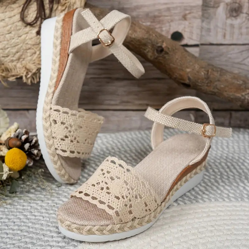 Sabrina - Sandales compensées orthopédiques confortables