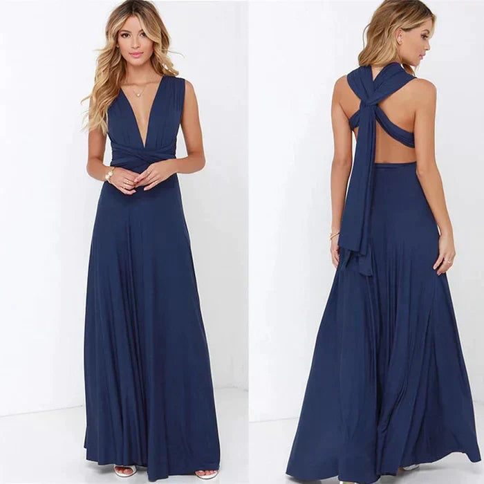 Juliet - Robe portefeuille avec ceinture élastique