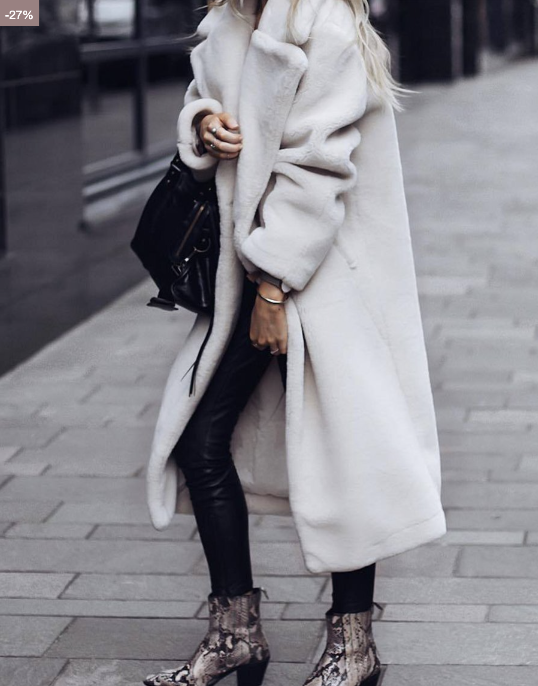 Carlaa - Veste d'hiver design incroyablement élégante et chaude