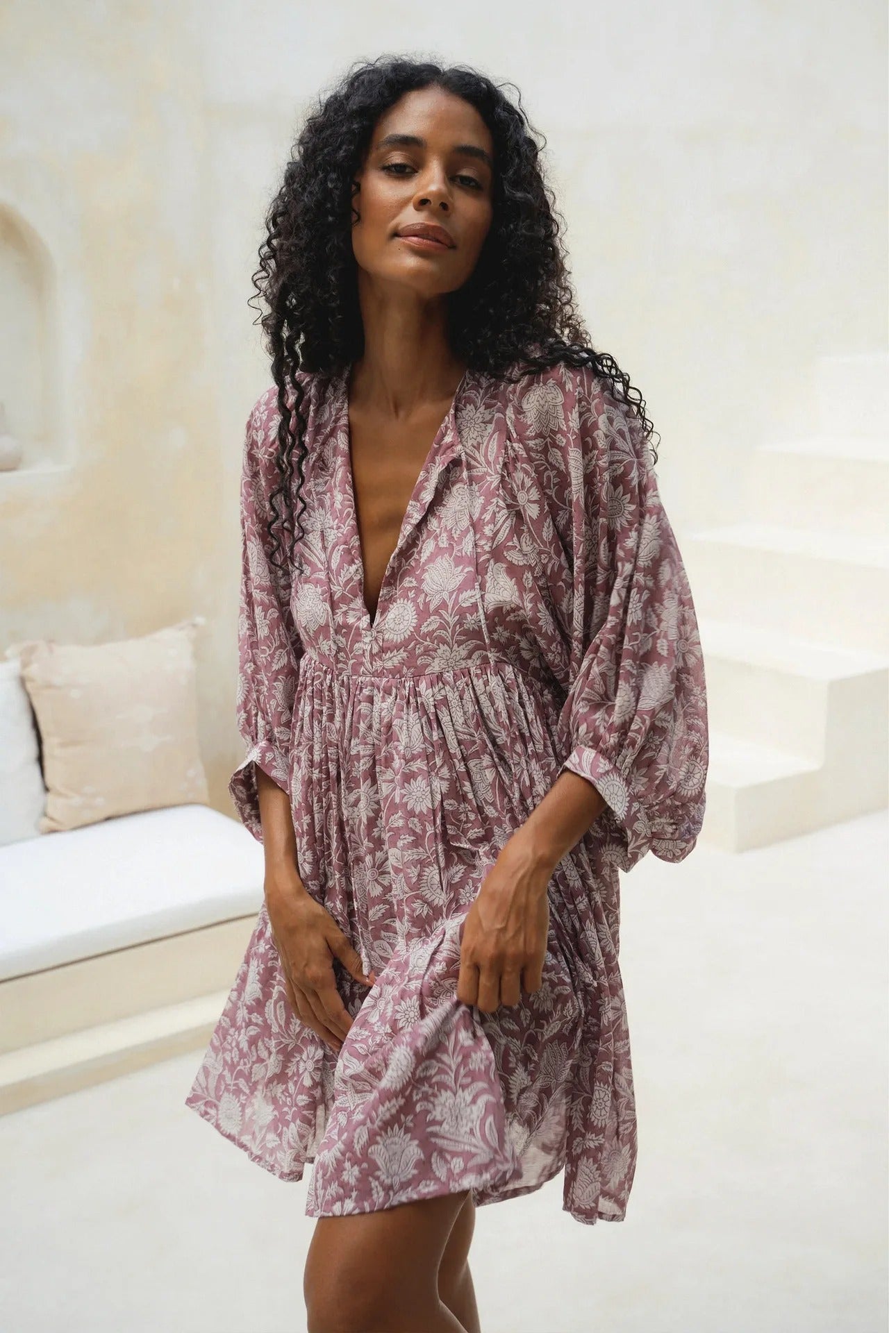 Freya - Robe d'été à fleurs