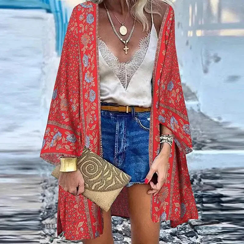 Carmella - Kimono bohème vintage