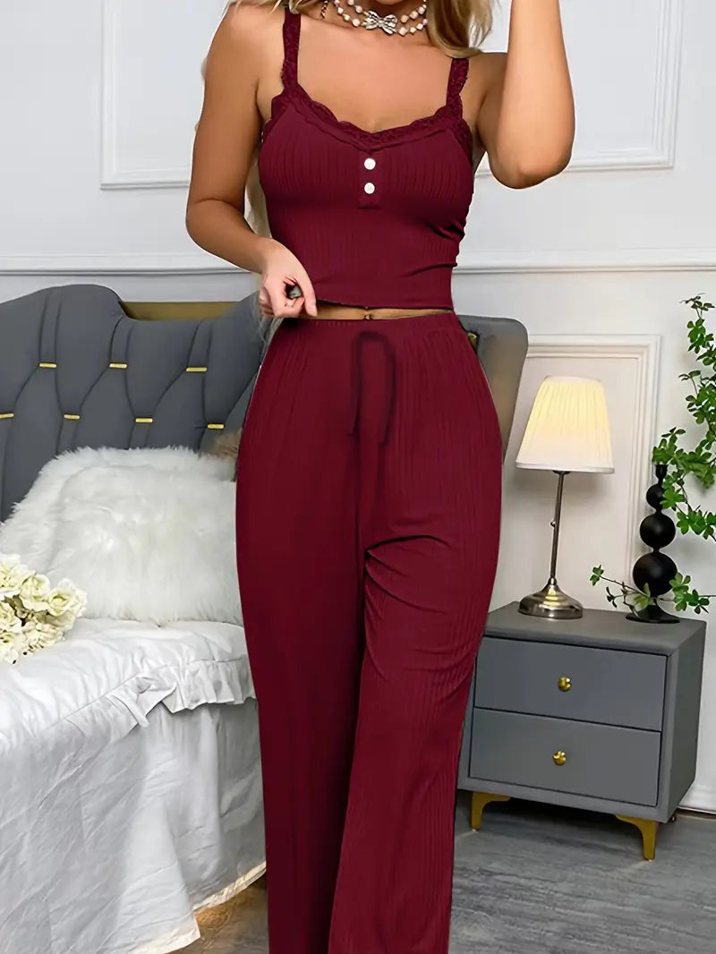 Imma - Ensemble de nuit en dentelle pour femme