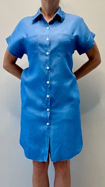 Kerriana - Robe chemise décontractée en jean