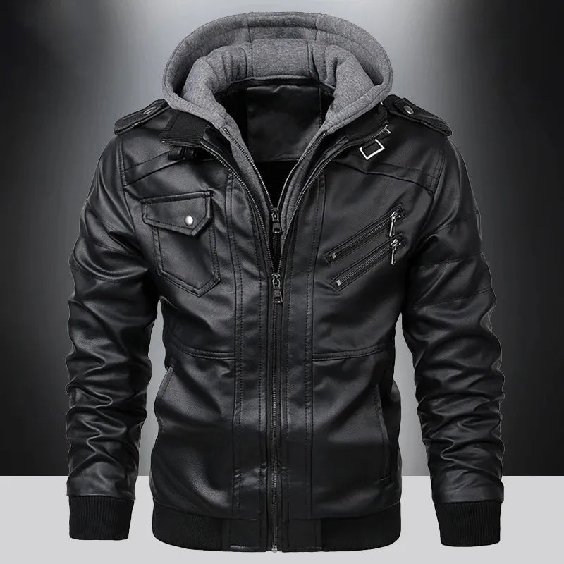 Franz - Veste en cuir imperméable