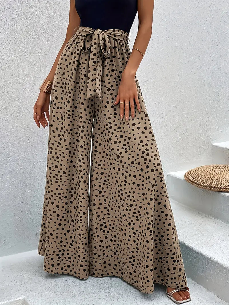 Ida - Wide-leg trousers with elastic waist