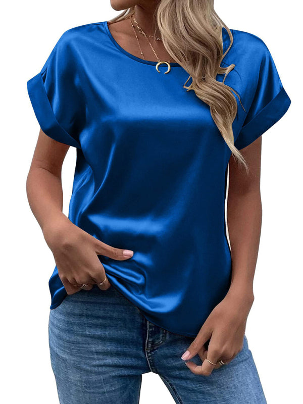 Xiomara | Blouse en satin de T-shirt
