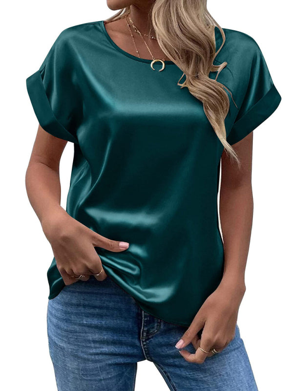 Xiomara | Blouse en satin de T-shirt