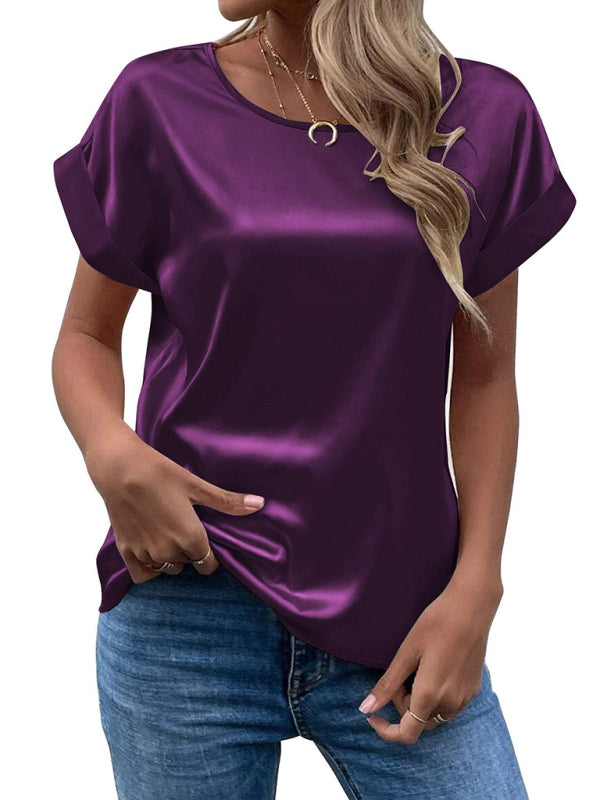 Xiomara | Blouse en satin de T-shirt