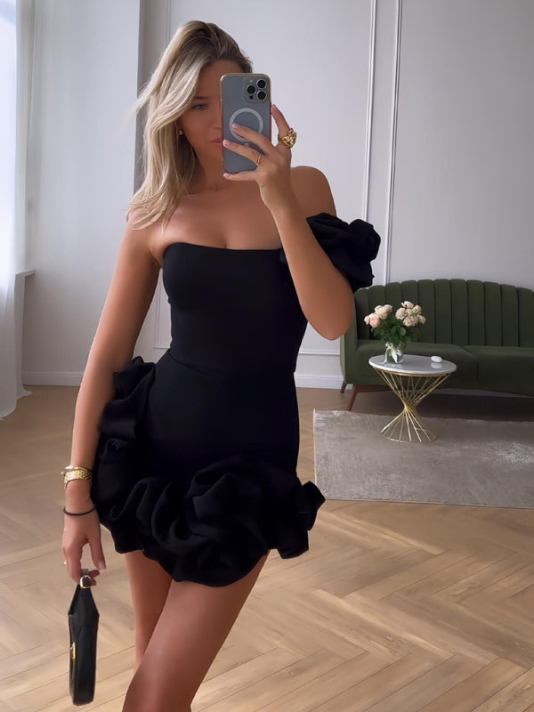 Jazlyn | Mini-robe asymétrique