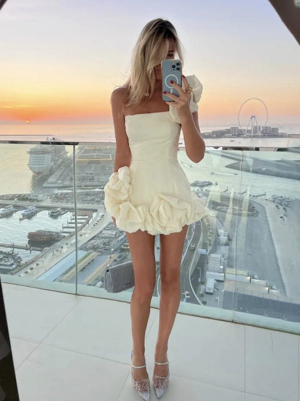 Jazlyn | Mini-robe asymétrique